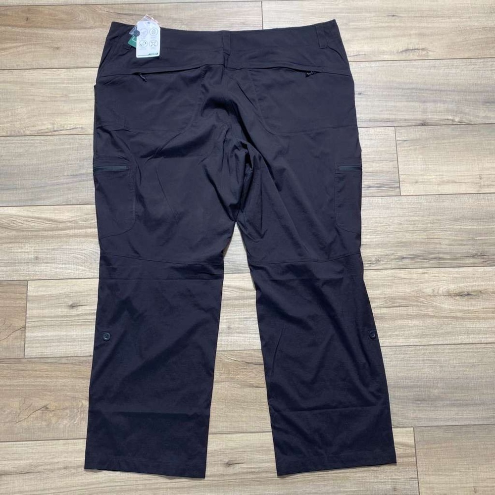 LL Bean Womens Vista Trekking Pants Size 24W Black‎ Quick Dry Lightweight - Picture 10 of 13